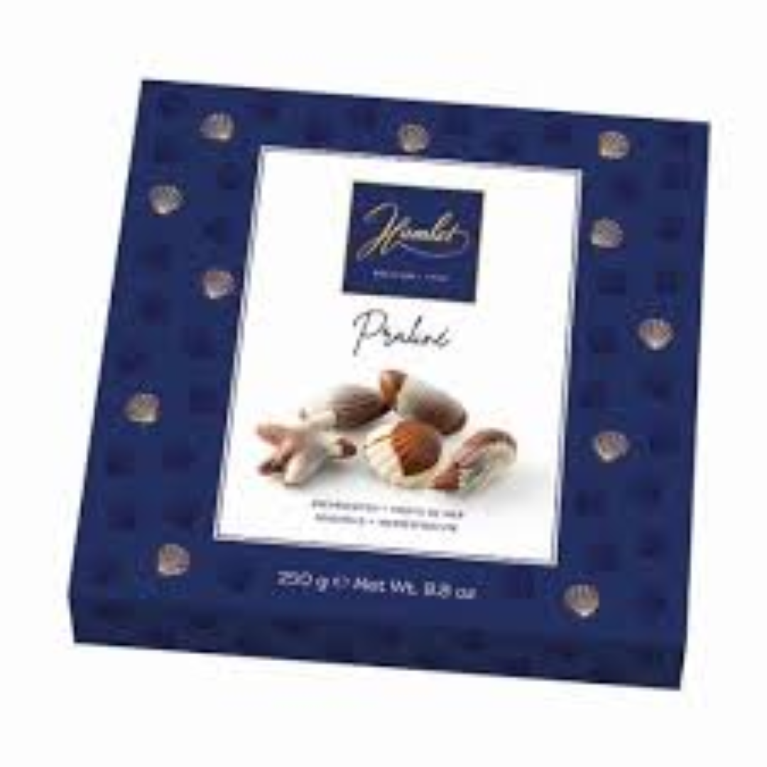HAMLET CUPIDO SEA SHELLS HAZELNUT FILLING 250G